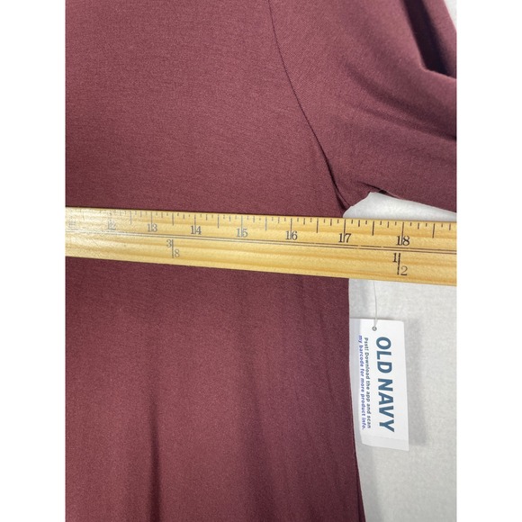 Old Navy Swing Dress Long Sleeve Casual Everyday Dress Brown Size M Women - Picture 6 of 8
